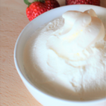 homemade whipped cream